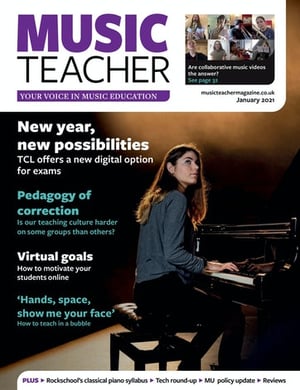 music-teacher-magazine-january-2021-cover