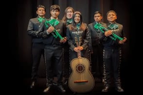 A group of young mariachi musicians.