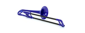 blue mini trombone