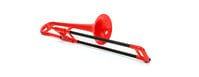 red mini trombone