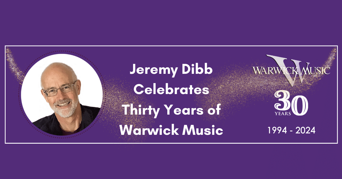 Jeremy Dibb Celebrates Thirty Years of Warwick Music