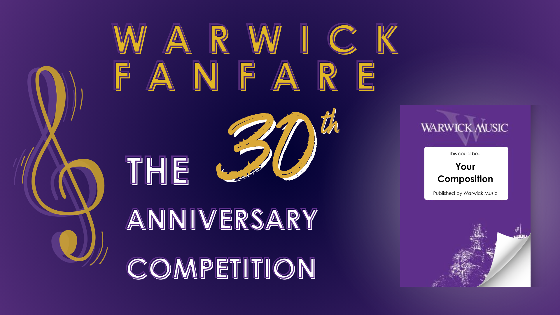 Warwick Music Publishing 30th Anniversary Competition